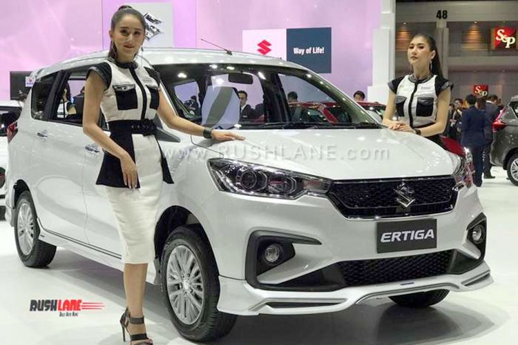 Tại Triển Lãm ôtô Bangkok Motor Show 2019, mẫu  xe Suzuki Ertiga 2019 mới đã chính thức được ra mắt. Được biết, Thái Lan không phải là nơi sản xuất mẫu xe Suzuki Ertiga 2019 thế hệ mới mà nó được nhập khẩu trực tiếp từ "người hàng xóm" Indonesia.