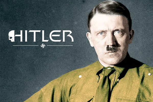  Hitler tên đầy đủ là Adolf Hitler là một nhà chính trị, một nhà độc tài của đất nước Đức từ năm 1933 cho đến khi qua đời vào năm 1945. Người ta biết đến Hitler nhiều nhất với vai trò là nhà độc tài của nước Đức, chủ tịch của Đảng Quốc Xã người phát động cuộc chiến tranh thế giới lần thứ hai với sự xâm lược Ba Lan rồi sau đó lan ra cả châu Âu.