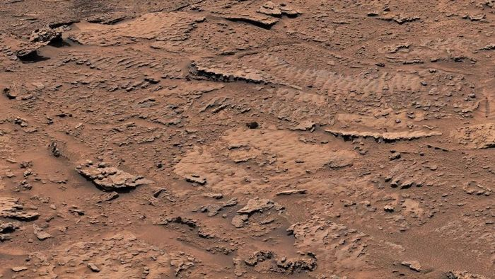 Những hình ảnh do tàu thám hiểm Mars Curiosity của NASA chụp lại cho thấy những tảng đá có các vết gợn sóng trên bề mặt  sao Hỏa - bằng chứng về một hồ nước cổ đại.