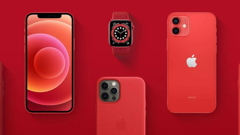 Trong nhiều năm qua, Apple đã tung ra ít nhất một phiên bản iPhone màu đỏ Product RED vào mỗi năm để ủng hộ chiến dịch chống AIDS.