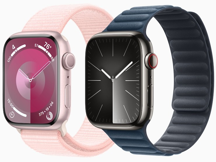 1. Cải tiến về hiệu suất:  Apple Watch Series 9 sử dụng bộ xử lý S9, đảm bảo tốc độ mở ứng dụng nhanh hơn và tích hợp CPU lõi kép mới có 5,6 tỷ bóng bán dẫn, mạnh hơn so với phiên bản trước đó.