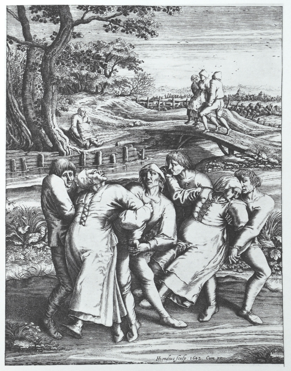 1.  Dịch bệnh nhảy múa (Dancing Plague): Vào năm 1518, tại Strasbourg, Alsace (Pháp), một dịch bệnh kỳ lạ đã bùng phát khiến hàng trăm người nhảy múa không ngừng nghỉ cho đến khi kiệt sức hoặc tử vong. (Ảnh: Wikipedia)