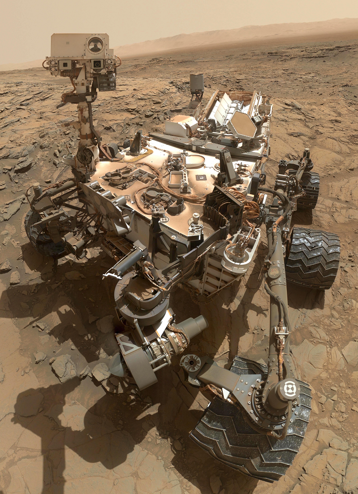 Curiosity, robot tự hành của  NASA, đã trở thành biểu tượng của sự kiên trì và khám phá không ngừng nghỉ trên Sao Hoả. (Ảnh: Wikipedia)