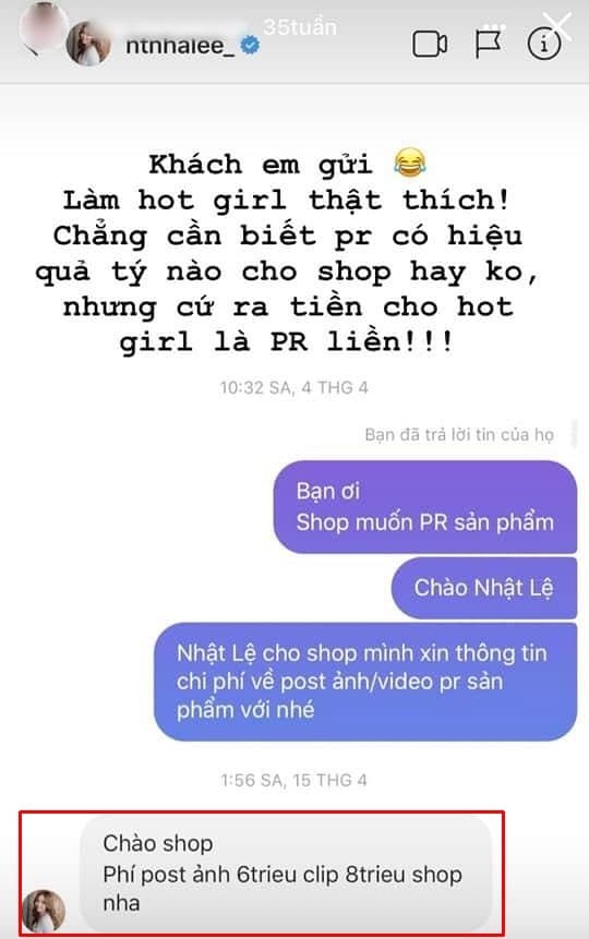 Mối tình của  Nhật Lê và Quang Hải từng được nhiều người ngưỡng mộ vì cả hai đồng hành với nhau từ khi còn rất trẻ, lúc nam cầu thủ chưa nổi tiếng. Thế nhưng, không biết vì lý do gì mà cả hai "đường ai nấy đi", sau đó Quang Hải công khai yêu Huỳnh Anh. Dù đã không còn liên quan nhưng cuộc sống và nhan sắc của tình cũ và tình mới Quang Hải vẫn liên tục bị dân mạng so sánh, đặt lên bàn cân