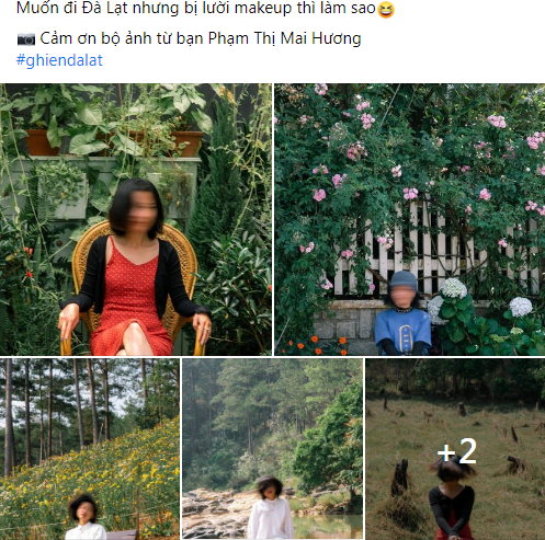 Mới đây, một cô gái đăng album ảnh check in  Đà Lạt theo kiểu có 1-0-2. Bài đăng nhanh chóng nhận về hàng nghìn lượt like và cả trăm bình luận xôn xao.