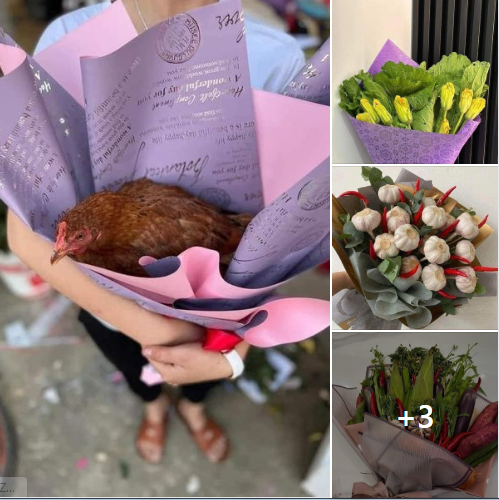 Tặng hoa tươi cho người yêu vào dịp lễ tình nhân  Valentine là hành động lãng mạn giúp hâm nóng tình cảm. Tuy nhiên, những bó hoa bằng thức ăn đang là xu hướng hiện nay.