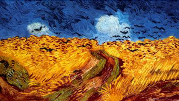 Trong  kiệt tác cuối cùng “Wheatfield with Crows” (tựa Việt: Cánh đồng lúa mì quạ bay), đại danh họa Van Gogh đã miêu tả lại chính nơi mà ông tự sát.