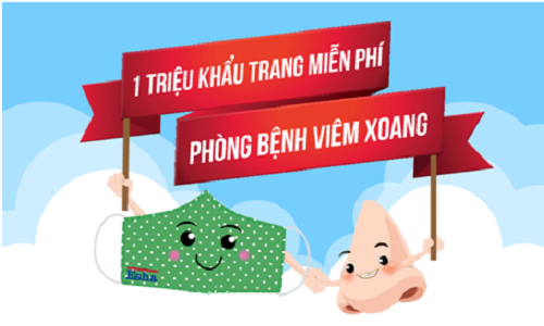 Đeo khẩu trang khi ra đường để phòng bệnh viêm xoang