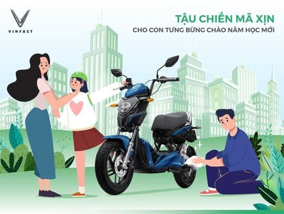 Xe máy điện VinFast: Phần thưởng tuyệt vời chắp cánh tương lai