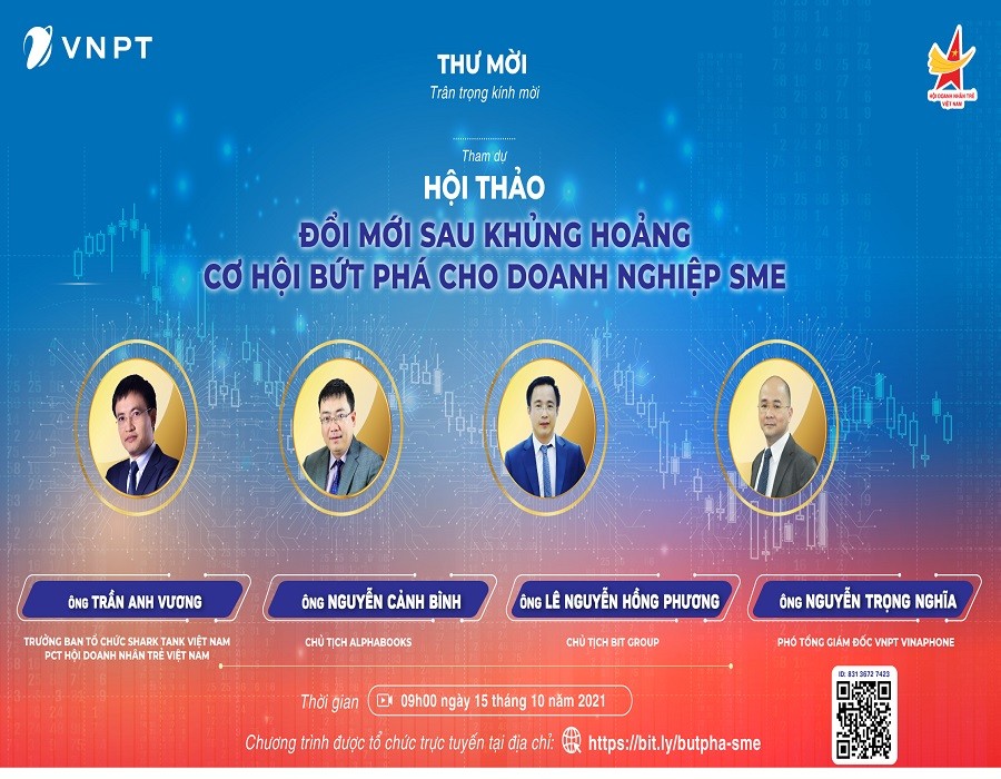 Hội thảo “Đổi mới sau khủng hoảng – Cơ hội bứt phá cho doanh nghiệp vừa và nhỏ”