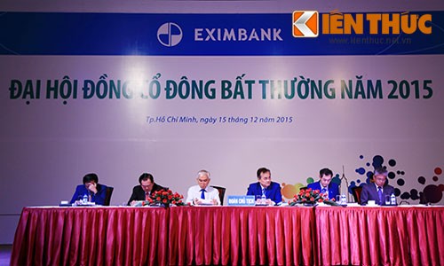 Tranh cãi "nảy lửa" tại Đại hội Cổ đông Eximbank 2015