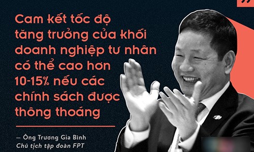 Phát ngôn ấn tượng của sếp doanh nghiệp tại Diễn đàn Kinh tế tư nhân