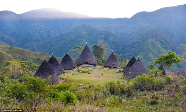  Ngôi làng Wae Rebo nằm ở độ cao 1.124 m so với mặt nước biển trên đảo Flores, Indonesia.