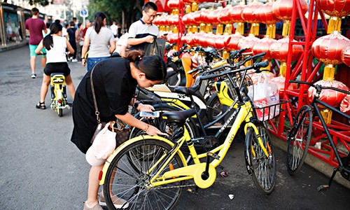 Những bãi xe đạp khổng lồ ở Bắc Kinh