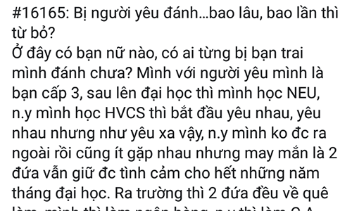 Gái xinh bị người yêu bạo hành nhiều lần vẫn hỏi bỏ hay không