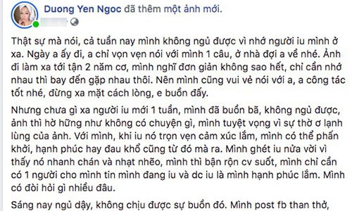 Dương Yến Ngọc bất ngờ chia tay người yêu mới chỉ sau 2 ngày công khai