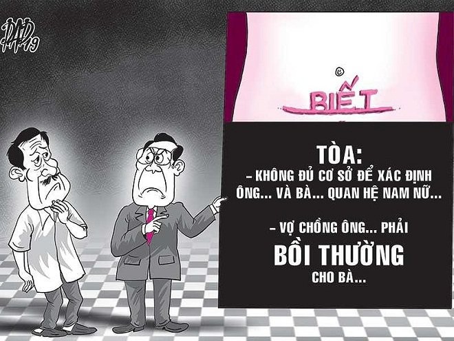 Hy hữu: Bị kiện vì... tự tung tin mình ngoại tình