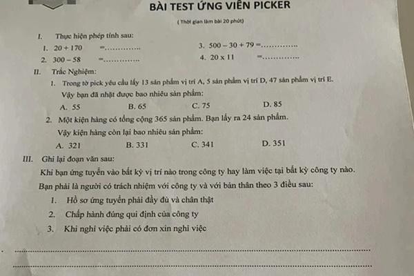 Đi phỏng vấn bị yêu cầu làm đề Toán, bất ngờ cách ra đề