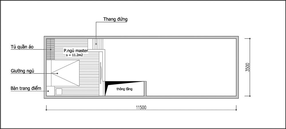 Tư vấn thiết kế nhà cấp 4 rộng 40m2 cho đôi vợ chồng mới cưới