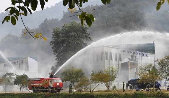 Theo QĐND, tình huống được  Bộ đội Phòng hóa Việt Nam đề ra trong cuộc diễn tập là ứng phó sự cố môi trường quy mô liên tỉnh năm 2020, với tình huống giả định xảy ra cháy nổ kho chứa Amoni nitrat.