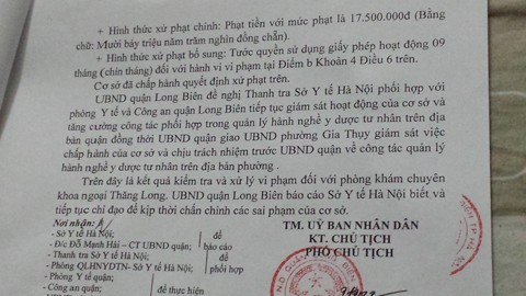 Phạt tiền, tước giấy phép hoạt động phòng khám tư cắt trĩ