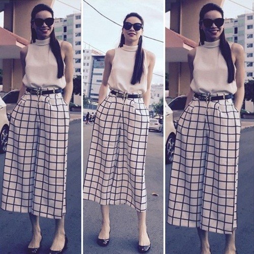 Culottes là tên tiếng Anh ngắn gọn để chỉ  style quần ống rộng dáng lửng rất cá tính. Nằm trong dòng chảy trỗi dậy của các xu hướng trong quá khứ, culottes đánh dấu sự trở lại ấn tượng vào mùa hè năm nay với kiểu dáng cách điệu ấn tượng, phù hợp với thời trang hiện đại hơn. Xu hướng này ngày càng trở nên hot hơn với sự tham gia của các ngôi sao nổi tiếng như Hồ Ngọc Hà, Văn Mai Hương, Lưu Hương Giang...