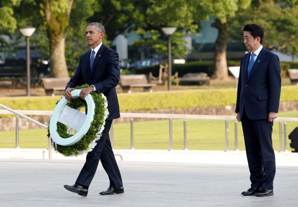 Ngày 27/5, ông Barack Obama trở thành vị Tổng thống Mỹ đầu tiên tới thăm thành phố Hiroshima, Nhật Bản.