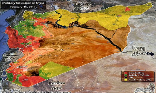 Chiến sự Syria đầu năm 2017: Nóng trên nhiều mặt trận