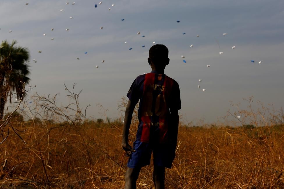  Nạn đói ở Nam Sudan xảy ra tại nhiều khu vực kể từ sau cuộc nội chiến ở quốc gia Châu Phi này vào năm 2013.