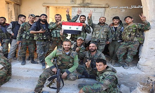 Theo Al Masdar News ngày 8/3, sau hai tuần giao tranh ác liệt với các tay súng khủng bố, Quân đội Syria do lực lượng Mãnh Hổ và Vệ binh Cộng hòa dẫn đầu đã tái chiếm 50% diện tích  Đông Ghouta, Damascus. Ảnh: Facebook.