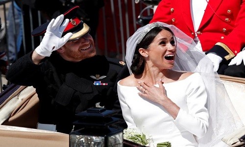 Đám cưới của cặp đôi Hoàng gia Harry-Markle diễn ra vào ngày 19/5 tại Lâu đài Windsor, Anh, là một trong số những  sự kiện thế giới nổi bật nhất tháng 5/2018. (Nguồn ảnh: Reuters)