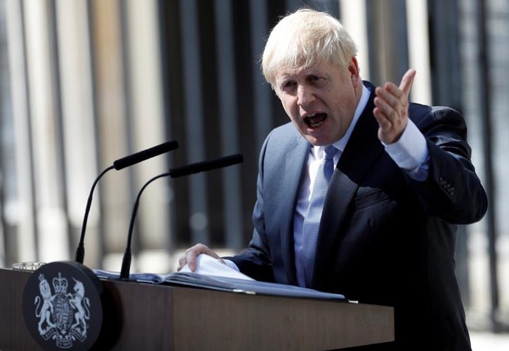 Chiều 25/7, tân  Thủ tướng Anh Boris Johnson đã có cuộc họp nội các đầu tiên trên cương vị người đứng đầu chính phủ. Đây là cuộc họp với các thành viên chủ chốt trong chính phủ mới của ông Boris. (Nguồn ảnh: Reuters)