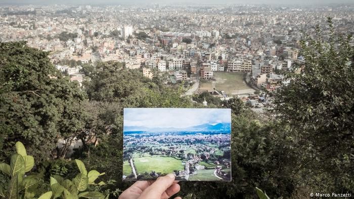 Theo DW, thủ đô Kathmandu của Nepal là một trong những thành phố ô nhiễm nhất thế giới. Năm 2018, Nepal là nước có chất lượng không khí tồi tệ nhất trong số 180 quốc gia, theo chỉ số môi trường toàn cầu. (Nguồn ảnh: DW)