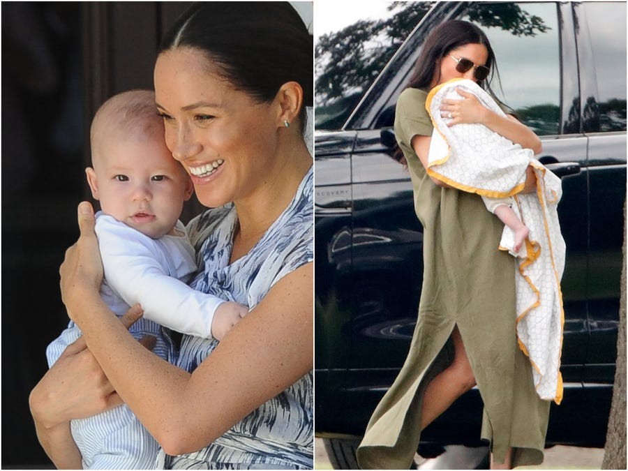  Công nương Meghan Markle, vợ của Hoàng tử Anh Harry, hạ sinh con trai đầu lòng, bé Archie Harrison Mountbatten-Windsor, vào ngày 6/5/2019. Theo Insider, nữ Công tước xứ Sussex là một thành viên của gia đình Hoàng gia Anh, cựu diễn viên và nhà hoạt động. Nhưng quan trọng nhất, cô là một người mẹ yêu thương con hết mực. (Nguồn ảnh: Insider)