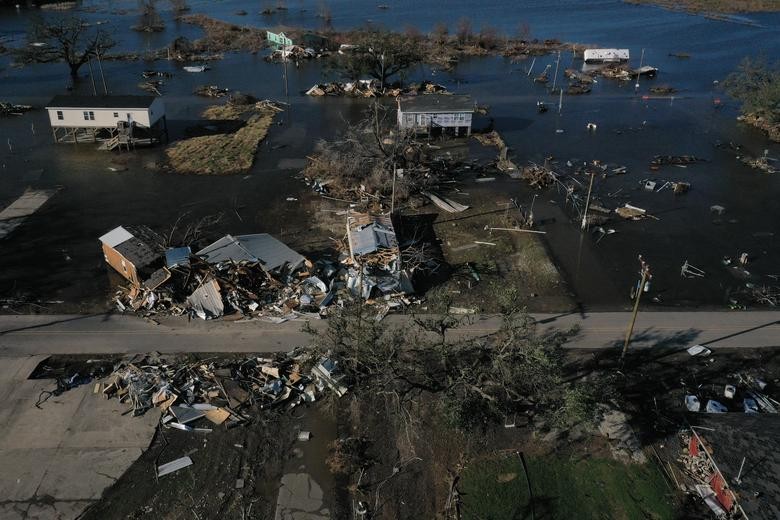  Bão Delta mang theo mưa lớn và gió mạnh đã càn quét qua bang Louisiana cuối tuần qua. (Nguồn ảnh: Reuters)