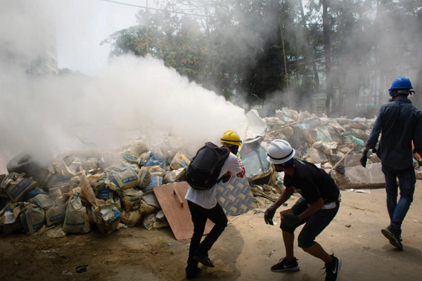 Myanmar Now đưa tin, ít nhất 17 người thiệt mạng trong cuộc  biểu tình ở Myanmar ngày 14/3. (Nguồn ảnh: Reuters)