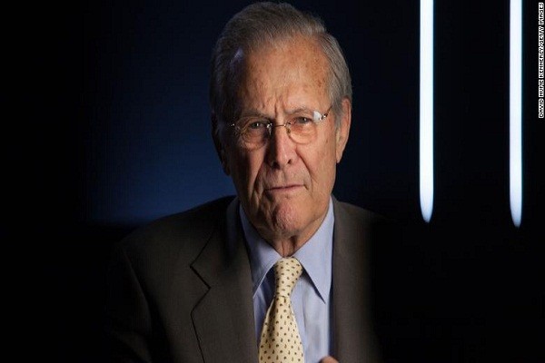 Theo CNN, ngày 30/6, ông Donald Rumsfeld,  kiến trúc sư chính của cuộc chiến tranh Iraq, qua đời ở tuổi 88 tại bang New Mexico. Hiện, nguyên nhân tử vong của ông Donald Rumsfeld chưa được công bố. (Nguồn ảnh: CNN)