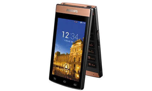 Sắp có smartphone nắp gập 2 màn hình “độc” đến từ Philips