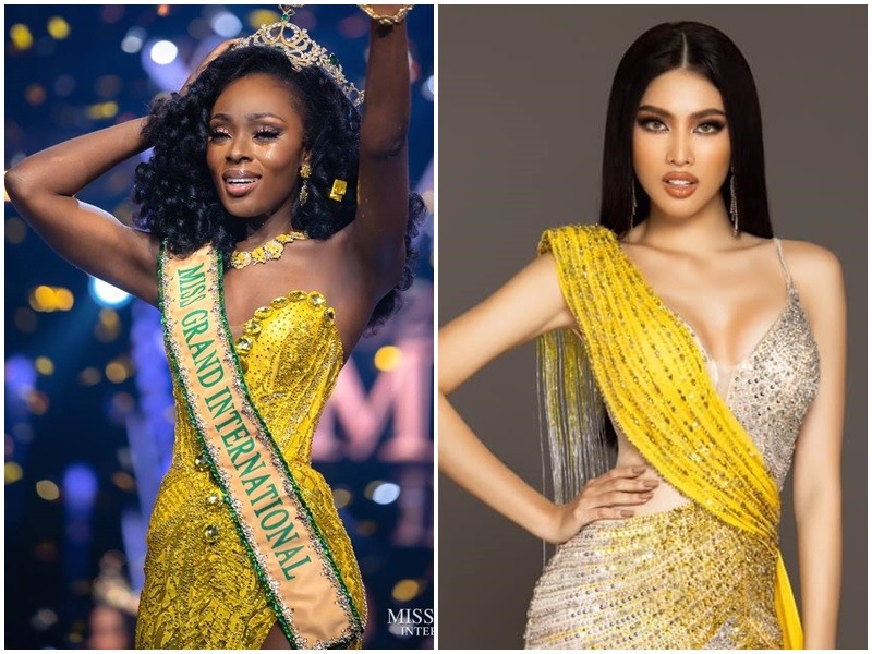 Mới đây, đại diện Mỹ Abena Appiah đăng quang Miss Grand International 2020 -  Hoa hậu Hòa bình Quốc tế 2020. Cũng tham gia đấu trường nhan sắc này, Á hậu Ngọc Thảo chỉ lọt top 20.