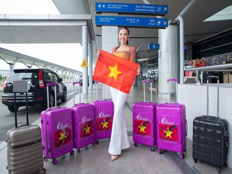 Mới đây, Nguyễn Thúc Thùy Tiên sang Thái Lan để tham gia Miss Grand International 2021 - Hoa hậu Hòa bình Quốc tế 2021. Ảnh: FB Thùy Tiên