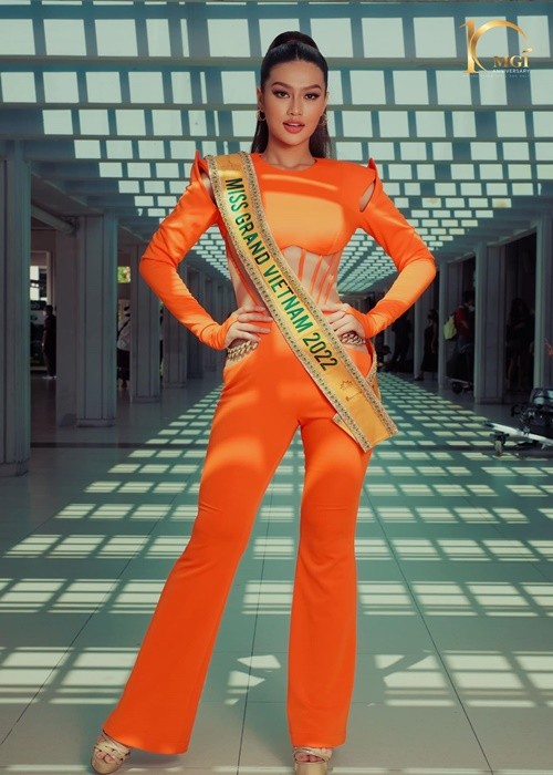 Ít ngày sau khi đăng quang Miss Grand Vietnam 2022,  Đoàn Thiên Ân sang Indonesia tham gia Miss Grand International 2022 - Hoa hậu Hòa bình Quốc tế 2022. Ảnh: Miss Grand International