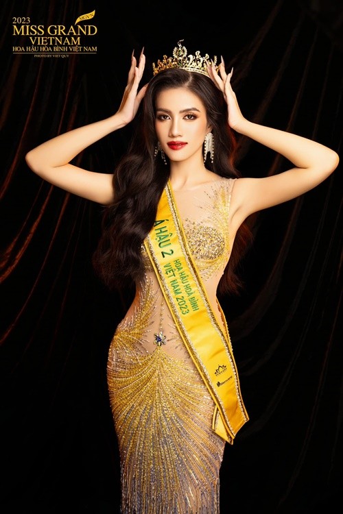 Trương Quí  Minh Nhàn là á hậu 2 cuộc thi Miss Grand Vietnam 2023 - Hoa hậu Hòa bình Việt Nam 2023.