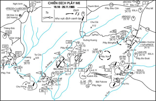 Từ ngày 19/10 đến ngày 26/11/1965,  bộ đội chủ lực của ta tại Mặt trận Tây Nguyên, mở chiến dịch Plei Me chạm trán tực tiếp với lực lượng tinh nhuệ bậc nhất của Hoa kỳ, đó là Sư đoàn Kỵ binh số 1, hay còn được biết đến với cái tên Sư đoàn Kỵ binh bay.