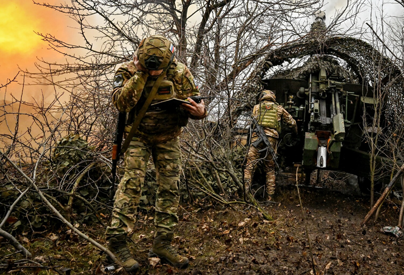 Tại hướng Nam Donetsk, sau nhiều ngày giao tranh ác liệt, vào ngày 21/2, quân Nga đã san phẳng vòng vây Ulakly ở phía tây Kurakhove. Lữ đoàn 79 của Ukraine chịu tổn thất nặng nề một lần nữa. Ảnh: RIA Novosti