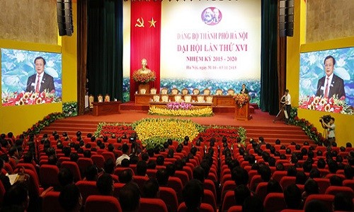 Hà Nội công bố danh sách 74 thành ủy viên