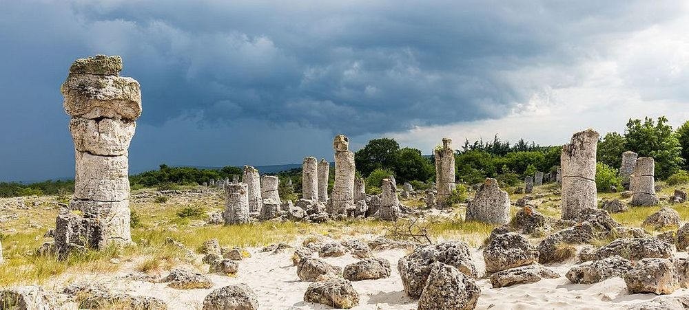 Ở vị trí cách khoảng 18 km về phía tây của Varna, Bulgaria, trên đường đến thủ đô Sofia là một khu vực tự nhiên đáng chú ý với tên gọi Pobiti Kamani hay  Rừng Cột đá.