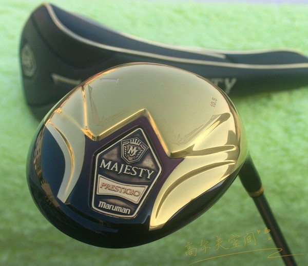 Gậy Driver Majesty Prestigio Super7 - 25.000 USD: Cây gậy golf có thiết kế sang trọng, đỉnh bằng titan loại 5 tinh khiết nhất. Phần mặt gậy khắc laser và mạ vàng lung linh khiến cho các golfer ấn tượng ngay từ cái nhìn đầu tiên.