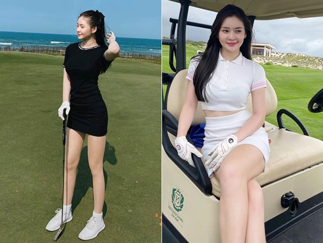 Chơi golf là một trong những môn thể thao  hot girl Đà Nẵng - Thái Thảo Nguyên yêu thích. Cô nàng sinh năm 1998, sinh viên trường Đại học RMIT, được mệnh danh là "hot girl xinh nhất Đà Nẵng".