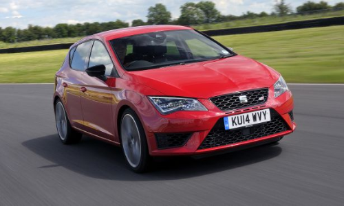 SEAT Leon Cupra 265: Là một trong những phiên bản xe giữ kỷ lục về tốc độ có mức giá rẻ nhất trên thị trường hiện nay. Xe có công suất 262 bhp và có giá 25.690 Euro (tương đương 720 triệu đồng).