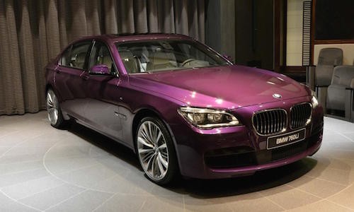 BMW 760Li “tím thuỷ chung” của dân chơi Abu Dhabi